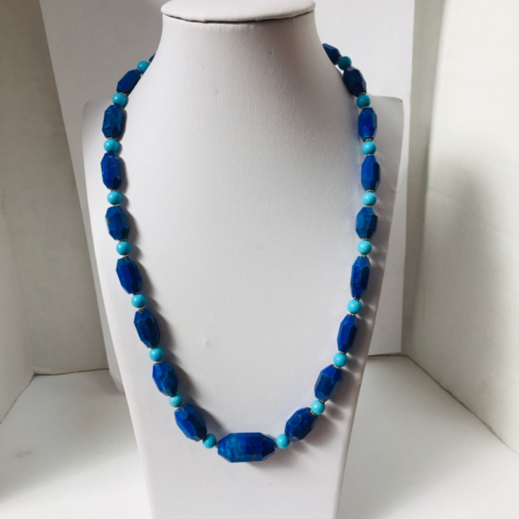 Lapis And Sleeping Beauty Turquoise W Sterling 101$